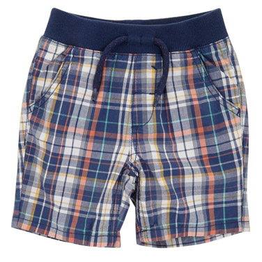 Toddler Checked Shorts